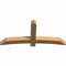 Ekena Millwork Bellingham Timber Gable Bracket, Western Red Cedar, 72"W x 33"H x 5 1/2"D x 5 1/2"F, 11/12 Pitch GBW072X33X0606BEL00SWR - alternate 2